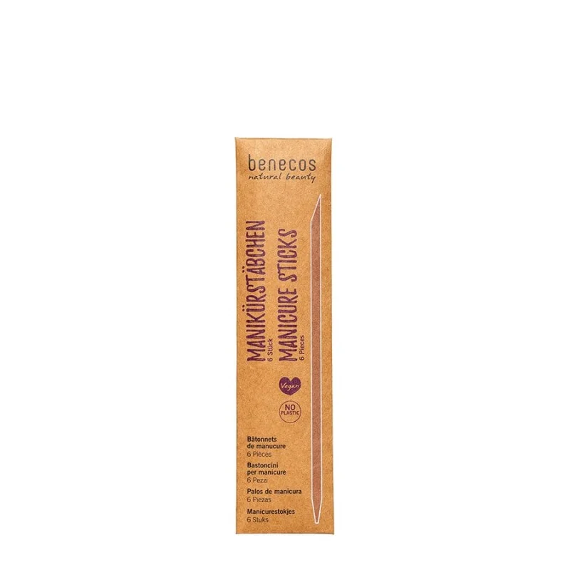 BENECOS BÂTONS DE MANUCURE, LOT DE 6