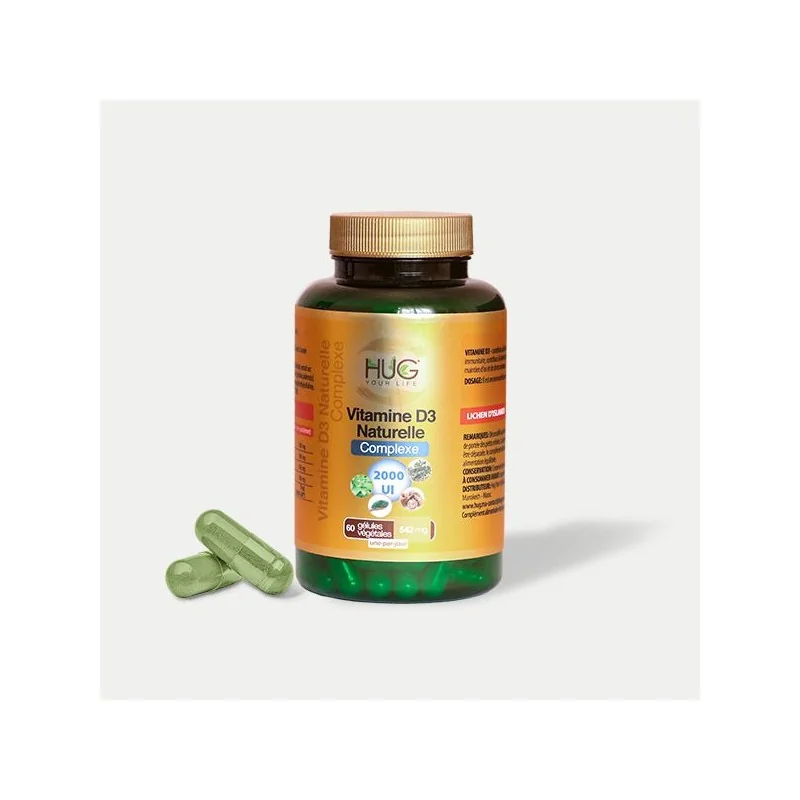 HUG Vitamine D3 Naturelle Complexe 2000UI