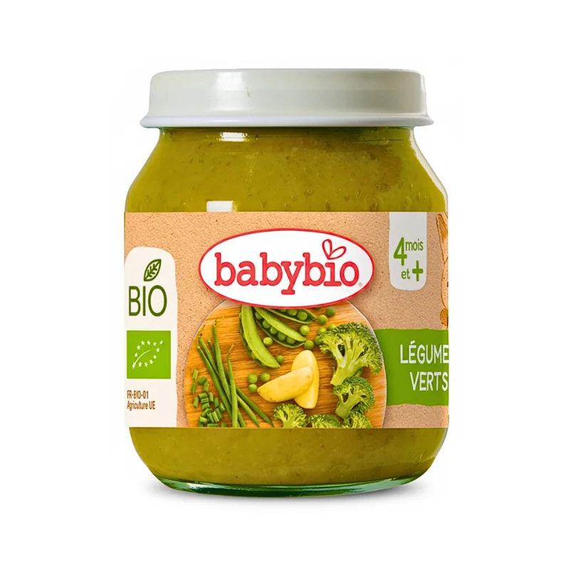 BABYBIO POT LEGUMES VERTS 130G