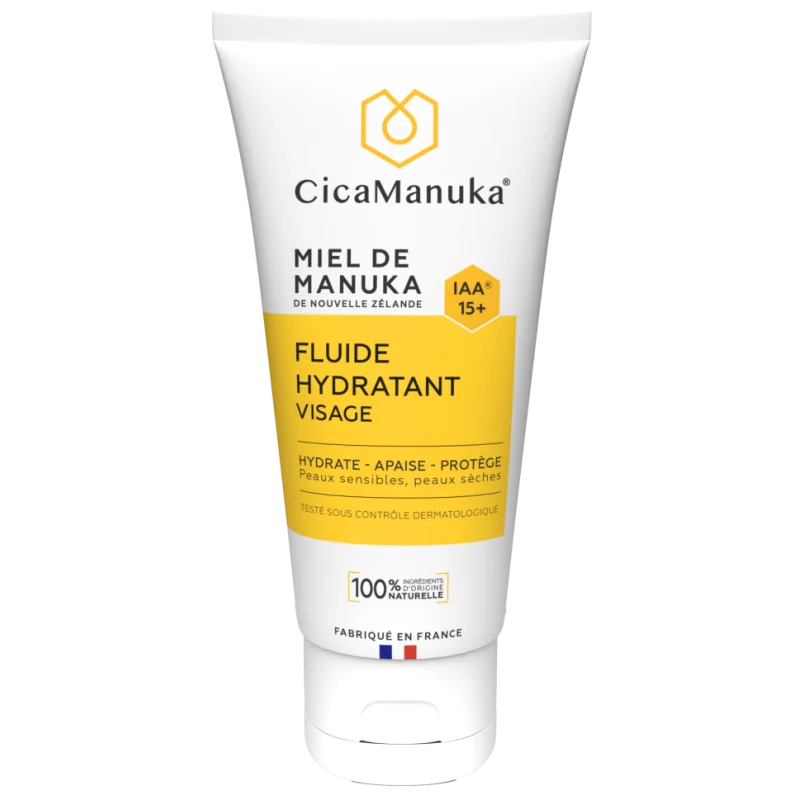 CICA MANUKA FLUIDE HYDRATANT VISAGE IAA15+ 50ML