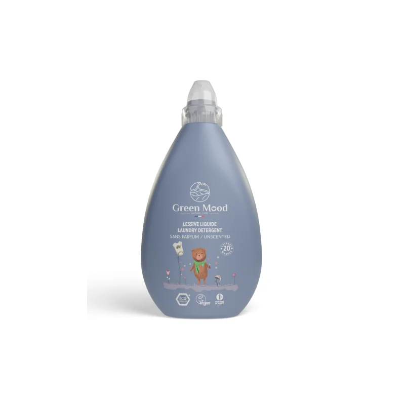 GREEN MOOD LESSIVE LIQUIDE BEBE SS PARFUM 1000ML