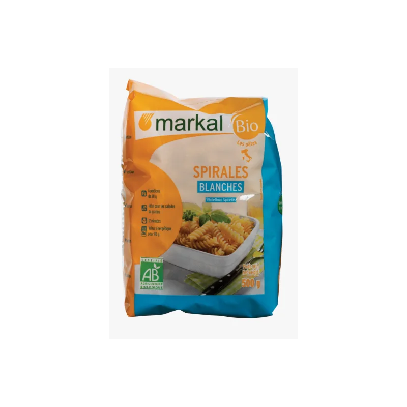 MARKAL SPIRALES BLANCHES 500G