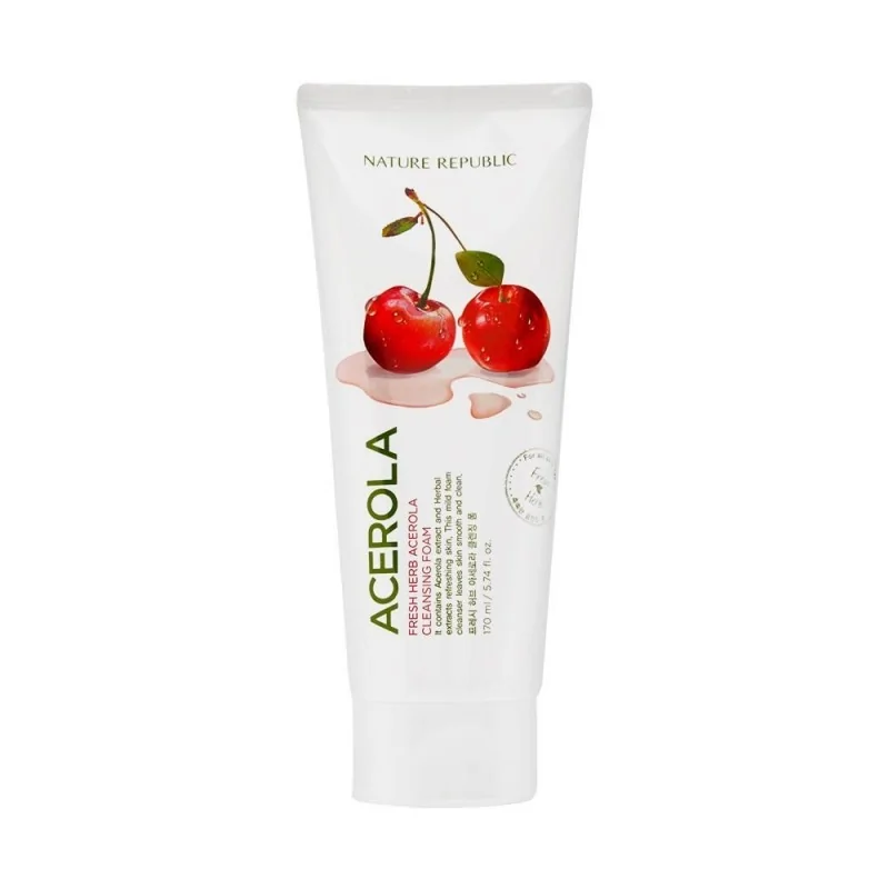 NATURE REPUBLIC Mousse nettoyante à la cerise pour visage 170ml