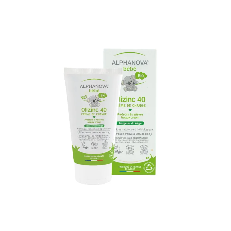 ALPHANOVA OLIZINC CREME DE CHANGE BEBE 50g