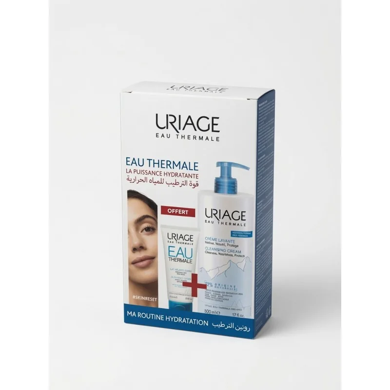 URIAGE CREME LAVANTE 500ml ACHETE + Lait Veloute 200ml OFFERT