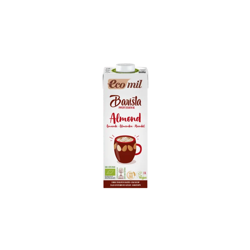 ECOMIL BARISTA AMANDE CALCIUM SANS SUCRE 1L