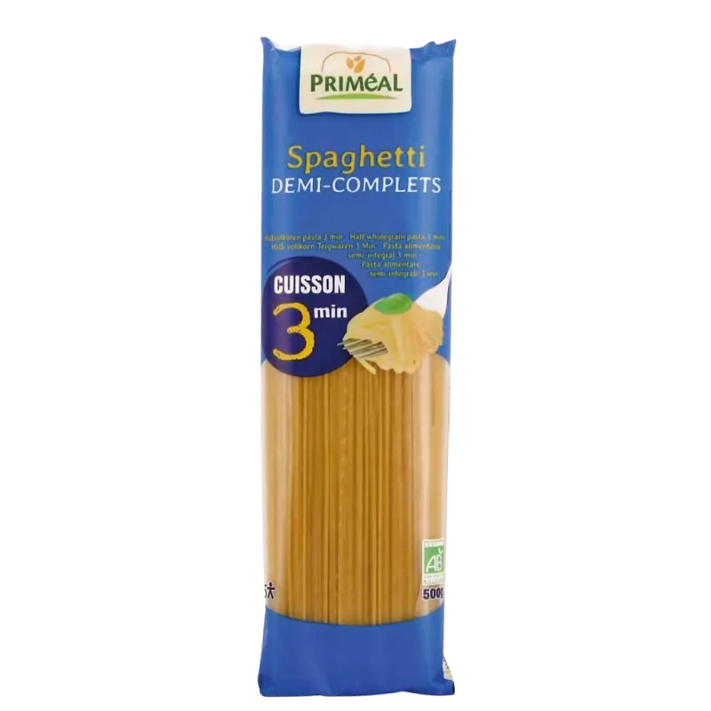 Primeal Spaghetti Demi-complets 500G