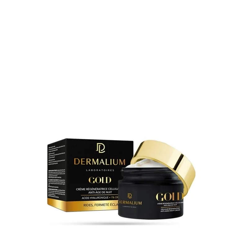 DERMALIUM GOLD CRÈME RÉGÉNÉRATRICE CELLULAIRE ANTI-ÂGE DE NUIT 50ML