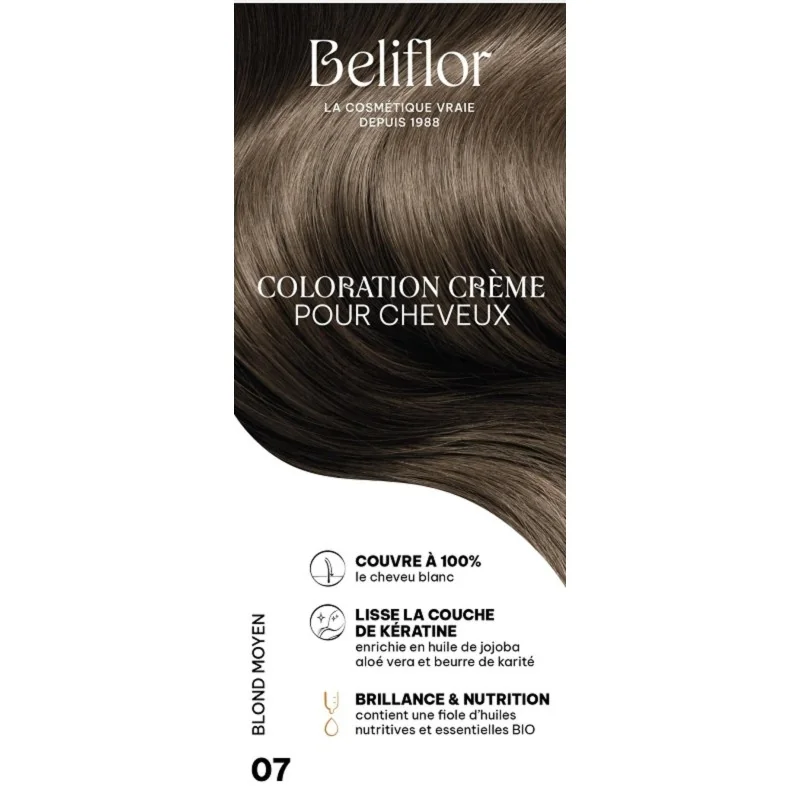 Beliflor UNIDOSE N° 07 BLOND MOYEN 120ml