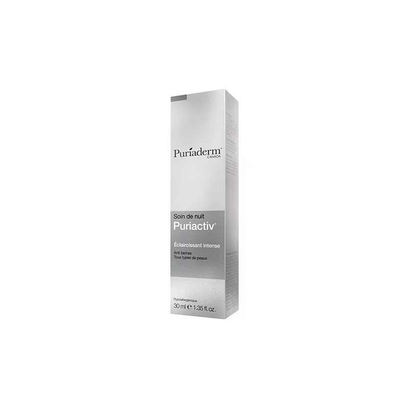 Puriaderm Puriactiv Eclaircissant intense soin de nuit 30 ml