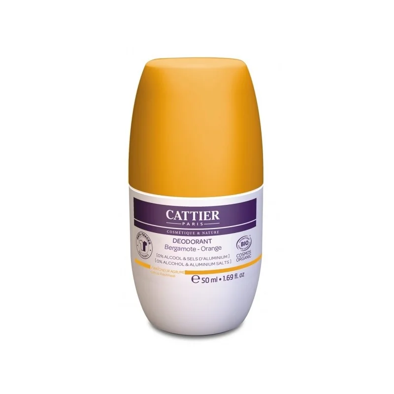 Cattier Déodorant Roll-on Fraicheur Agrume 50ml