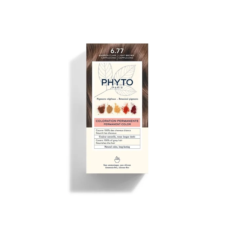 PHYTO COLORATION 6.77 MARRON CLAIR