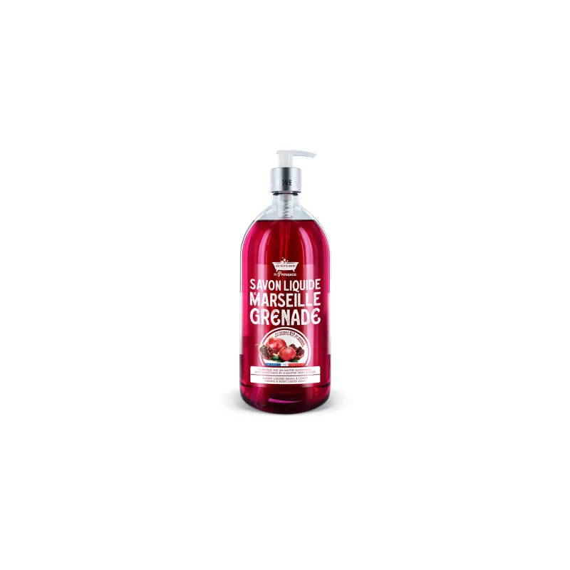 LES PETITS BAINS DE PROVENCE SAVON LIQUIDE GRENADE 1 L