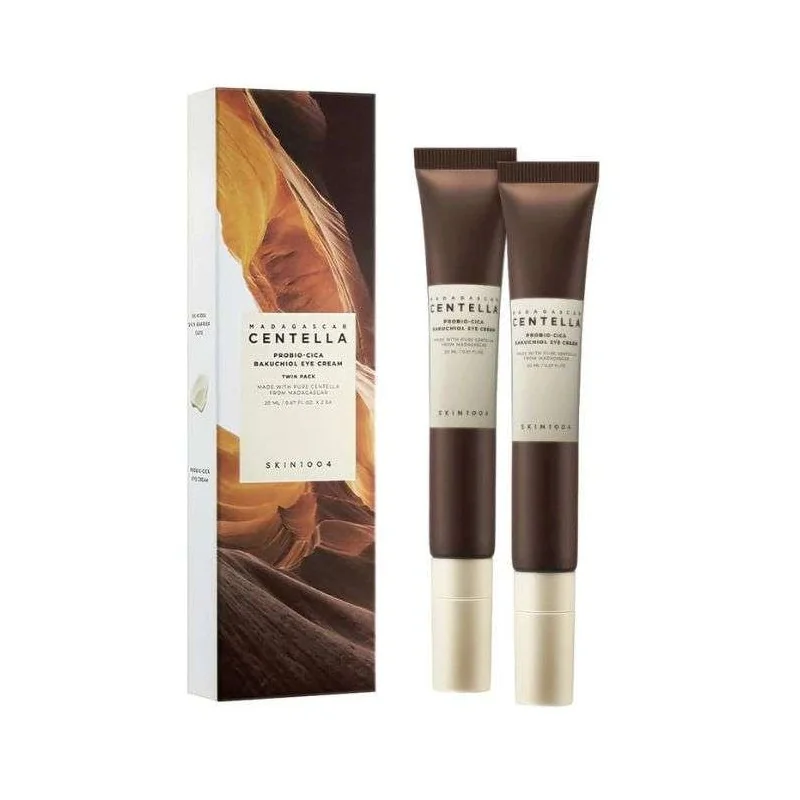 SKIN 1004 MADAGASCAR CENTELLA PROBIO CICA BAKUCHIOL EYE CREAM TWIN PACK 20ML