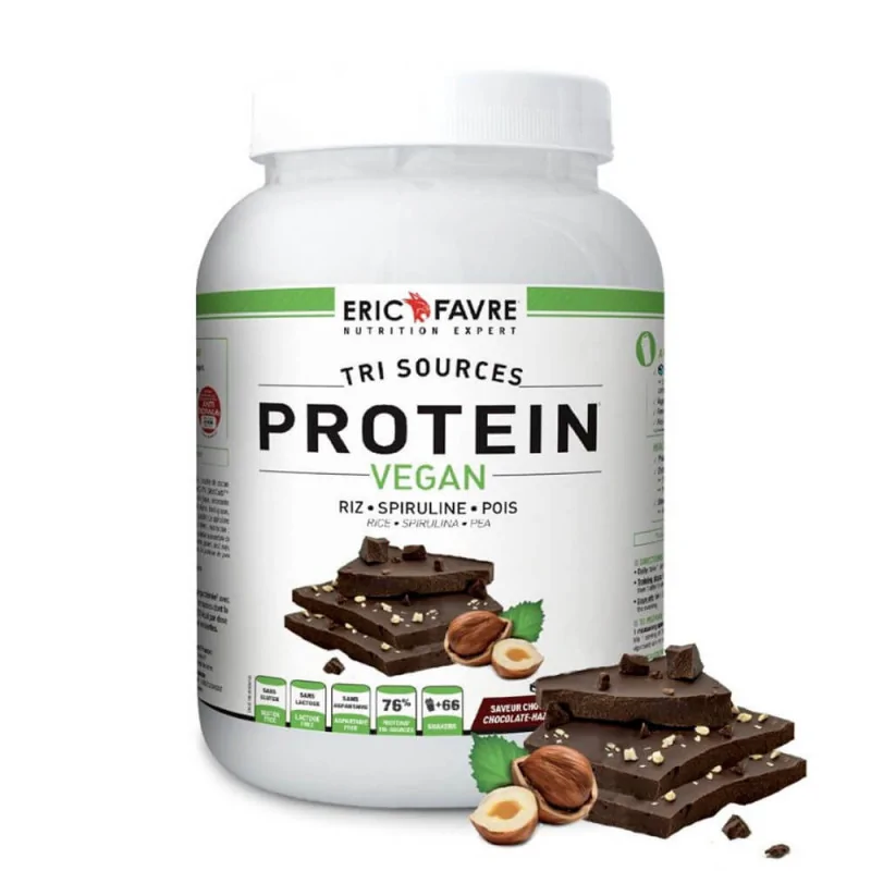 ERIC FAVRE PROTÉINES VEGAN CHOCOLAT NOISETTE - 500G