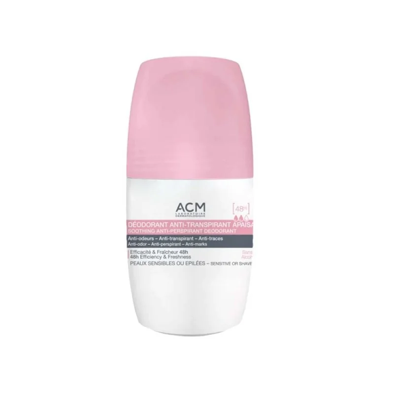 ACM Déodorant Anti transpirant Apaisant Roll On 50 ml