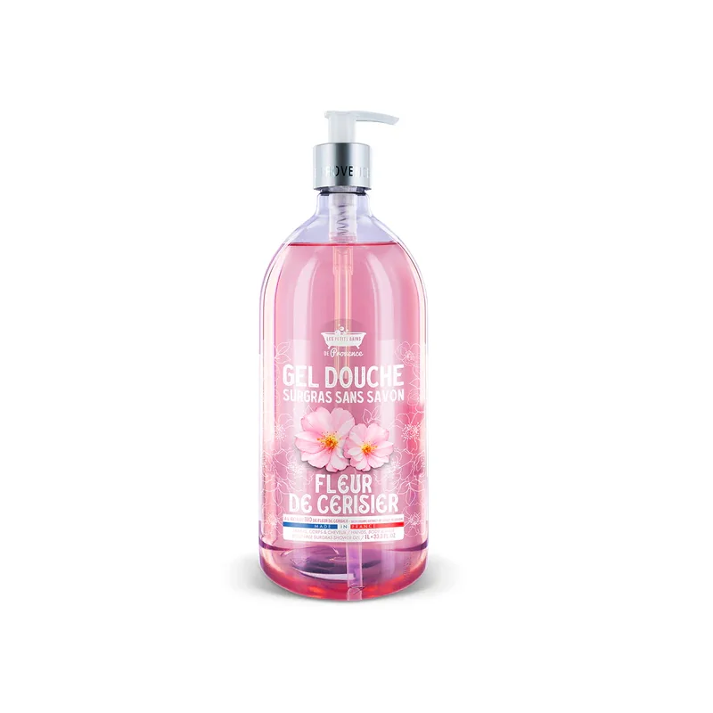 LES PETITS BAINS DE PROVENCE Gel douche Fleur de Cerisier 1L