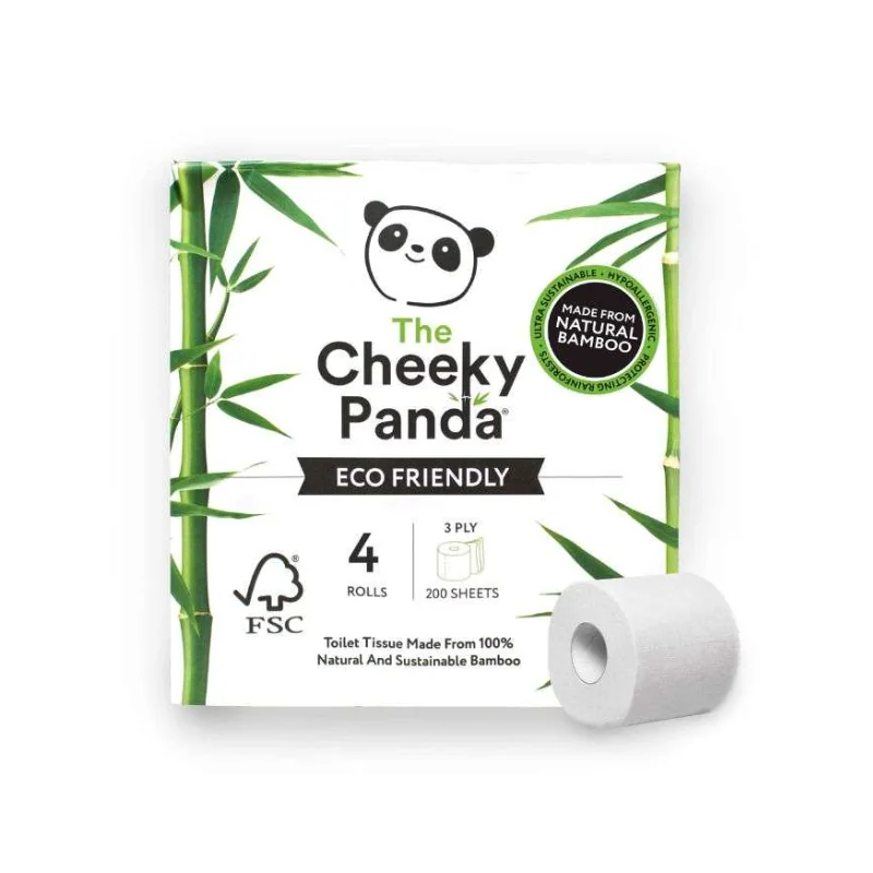 The Cheeky Panda PAPIER TOILETTE BAMBOU 4U