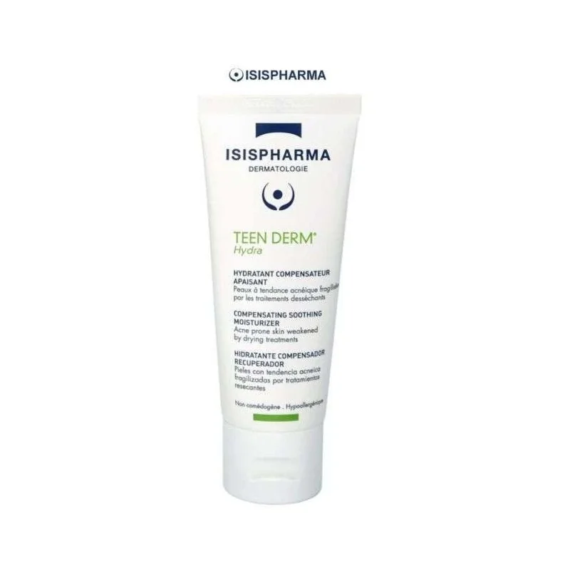 ISISPHARMA TEEN DERM HYDRA HYDRATANT COMPENSATEUR APAISANT LEGERE 100 ML