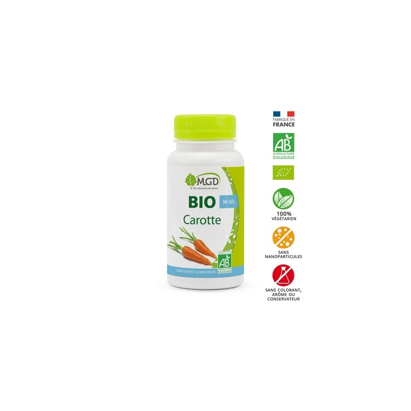 MGD CAROTTE BIO PILLULIER 90 GÉLULES