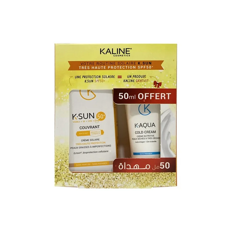 Kaline Ecran Couvrant 50+ Cold Cream Pack