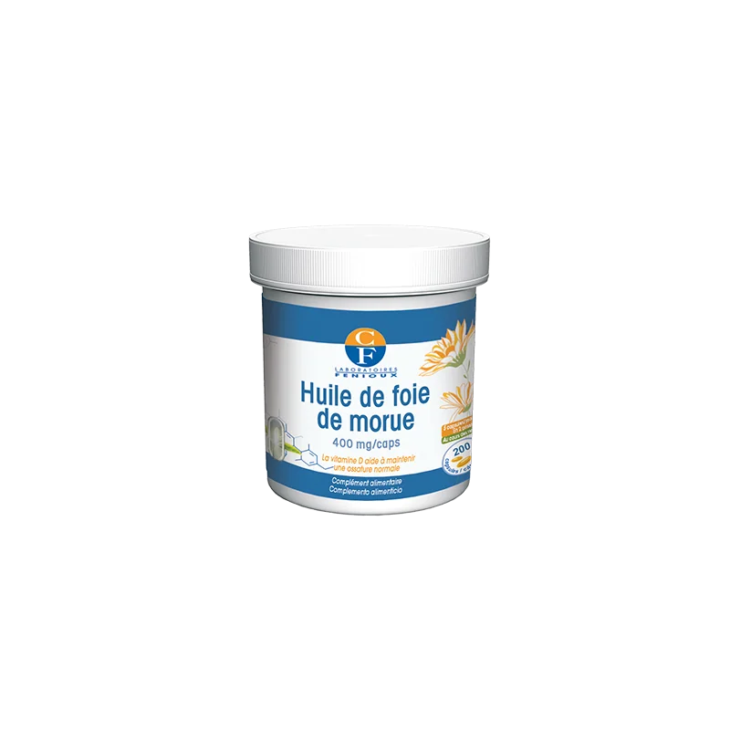 Fenioux Huile de Foie de Morue 400mg 120 Capsules