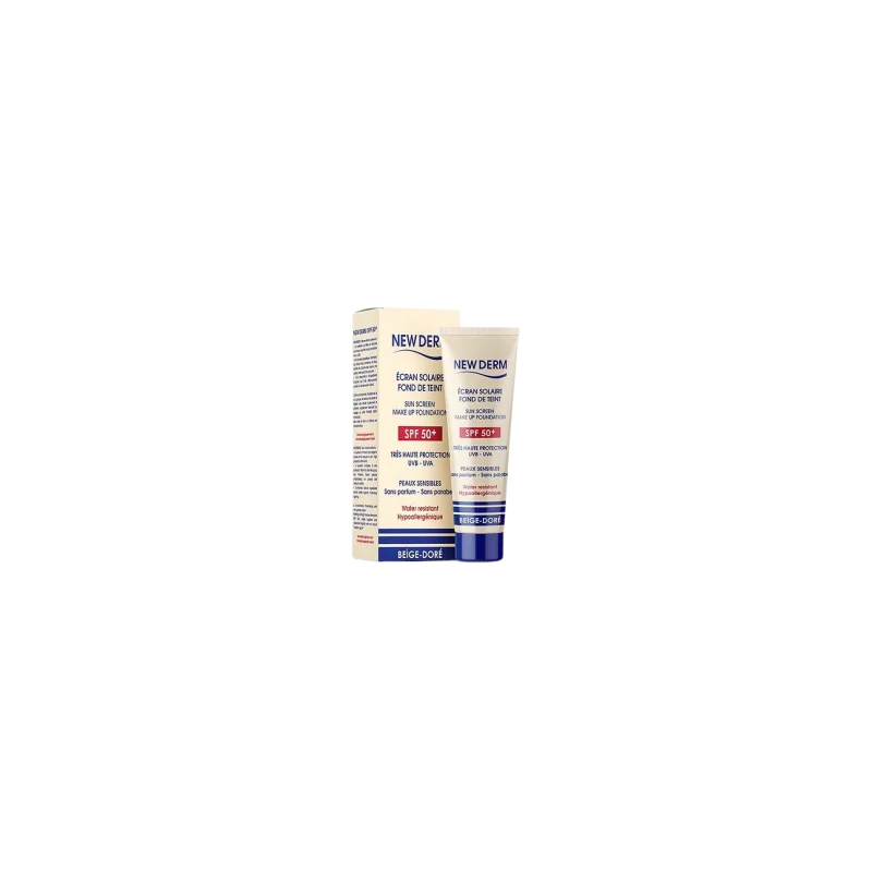Newderm Ecran solaire spf50 Beige doré