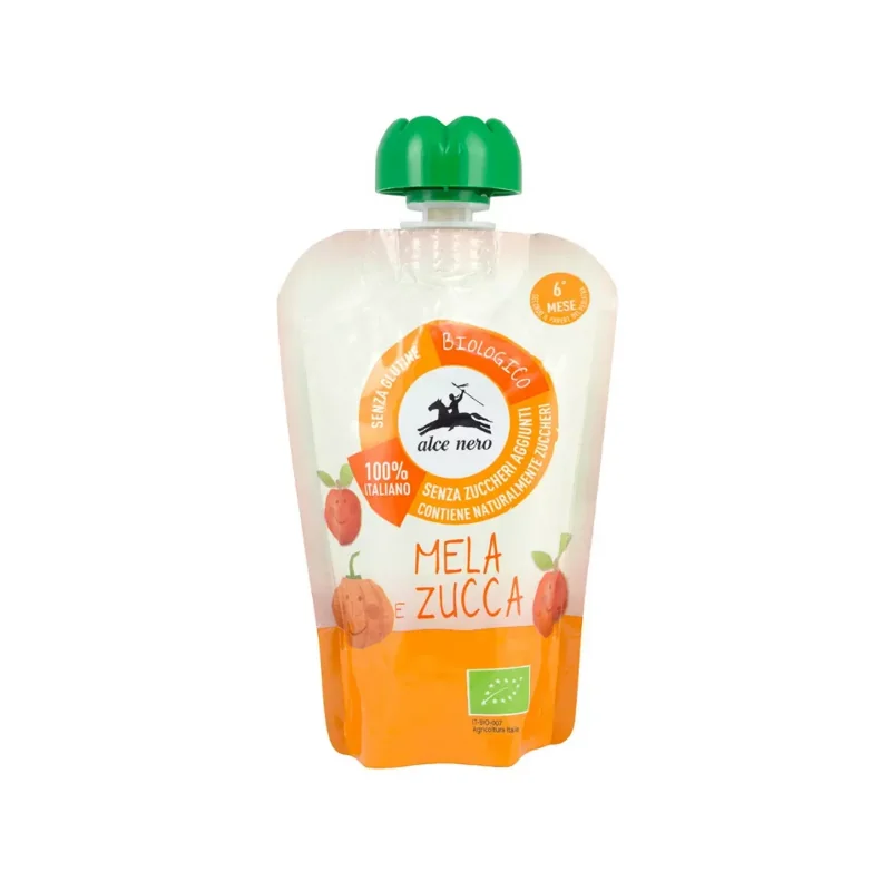 ALCE NERO PUREE POMME COURGE 100G