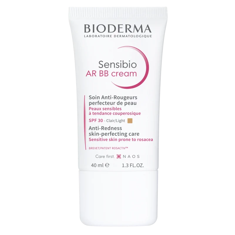 BIODERMA SENSIBIO AR BB CREAM CLAIR SOIN ANTI-ROUGEURS SPF30 PERFECTEUR DE PEAU 40 ML