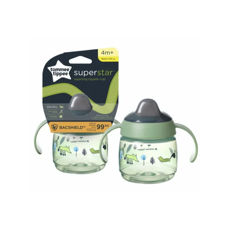 Tommee Tippee Tasse d’apprentissage +4m 190ml vert