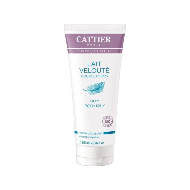 Cattier LAIT VELOUTE POUR LE CORPS-parfum LOTUS BLANC 200ml