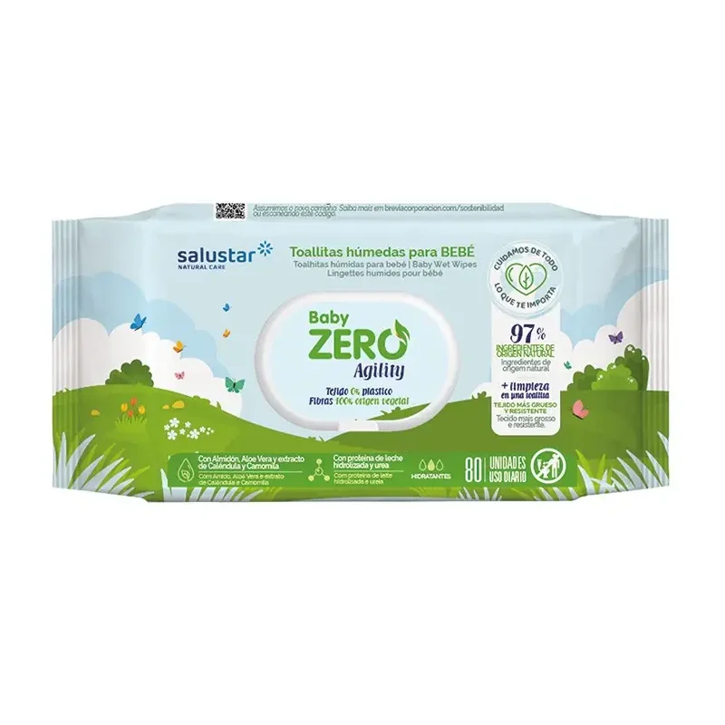 SALUSTAR ZERO BABY LINGETTES U80