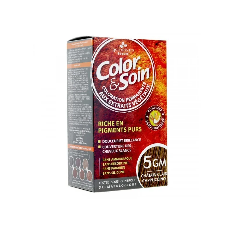LES 3 CHENES COLOR&SOIN CHATIN CLAIR CAPPUCCINO 5GM