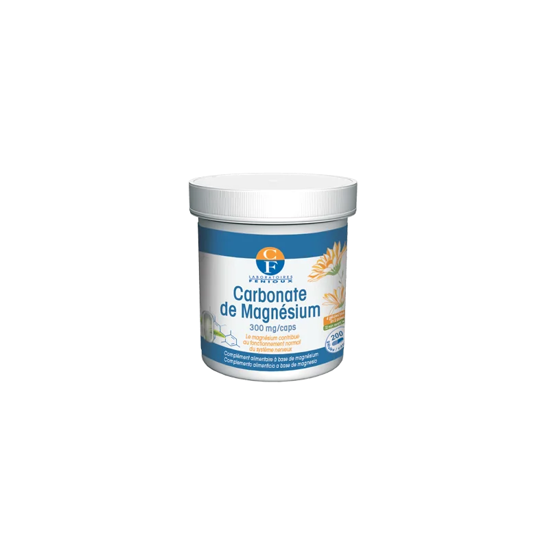 FENIOUX Carbonate de magnésium 200 GELULES