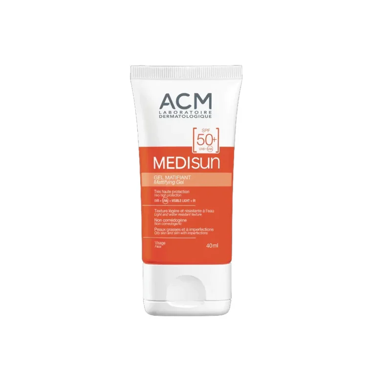 ACM MEDISUN GEL ECRAN MATIFIANT SPF 50+ 40 ML