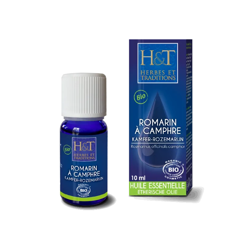 HERBES ET TRADITIONS HUILE ESSENTIELLE - ROMARIN A CAMPHRE BIO 10ML