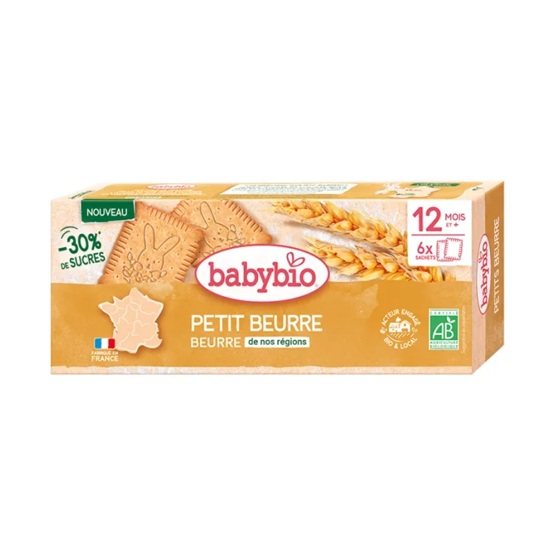 BABYBIO BISCUIT PETIT BEURRE 120G