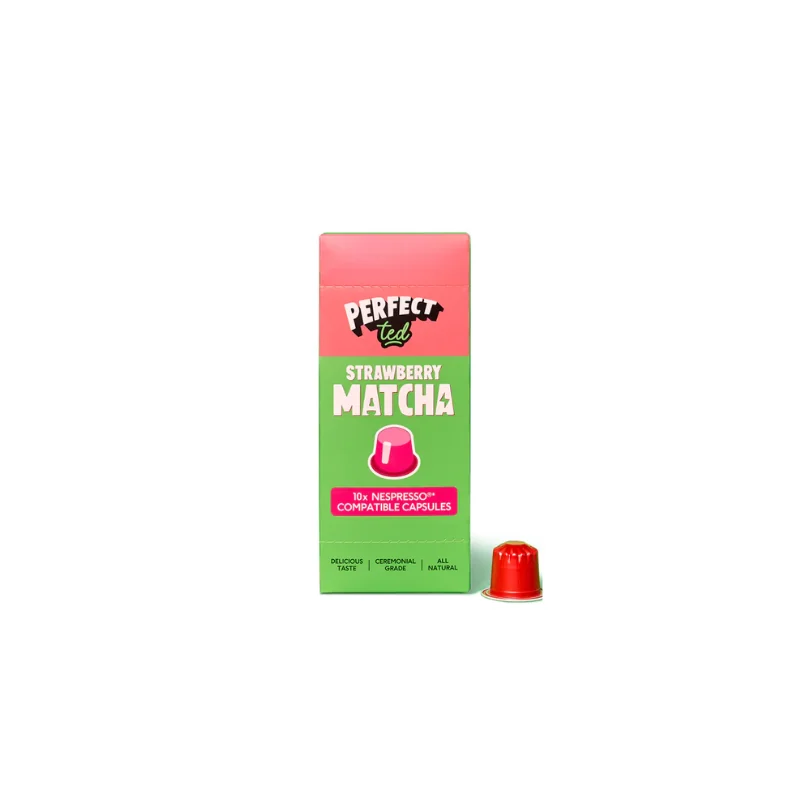 PERFECT TED CAPSULES MATCHA FRAISE 10*5