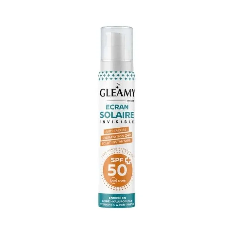 GLEAMY ECRAN SOLAIRE INVISIBLE SPF50+ ANTI TACHES 50 ML