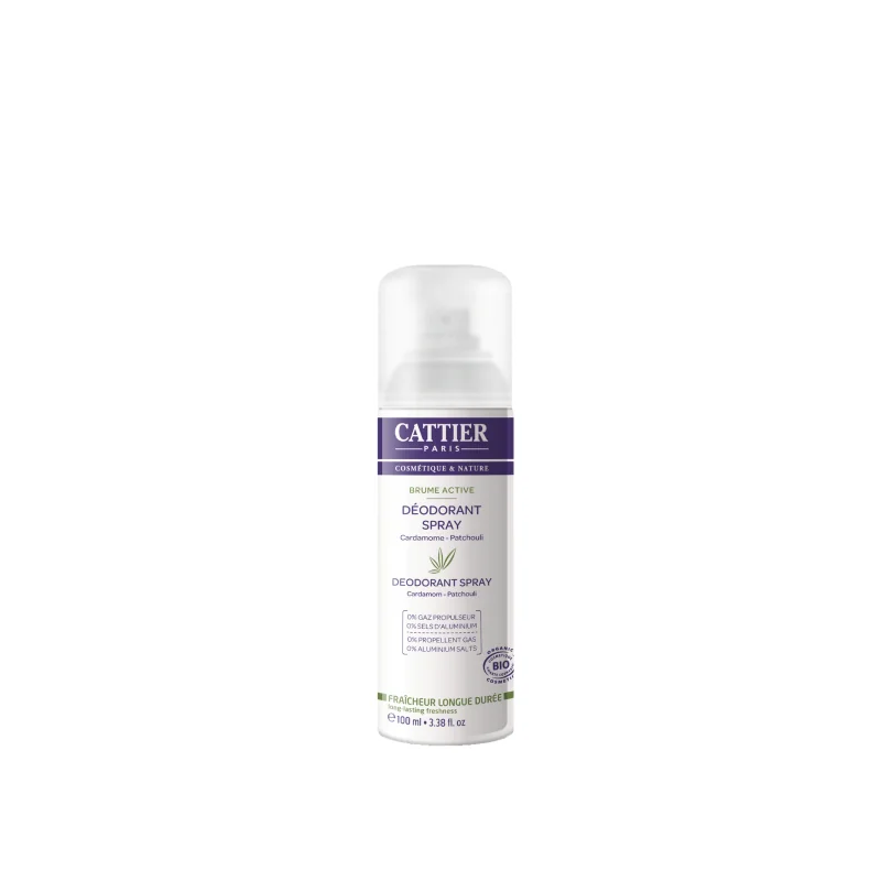 Cattier DEODORANT FEMME BRUME ACTIVE 100ml