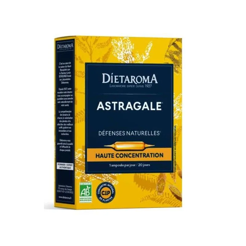 DIETAROMA ASTRAGALE DEFNSES NATURELLES 20 AMPOULES