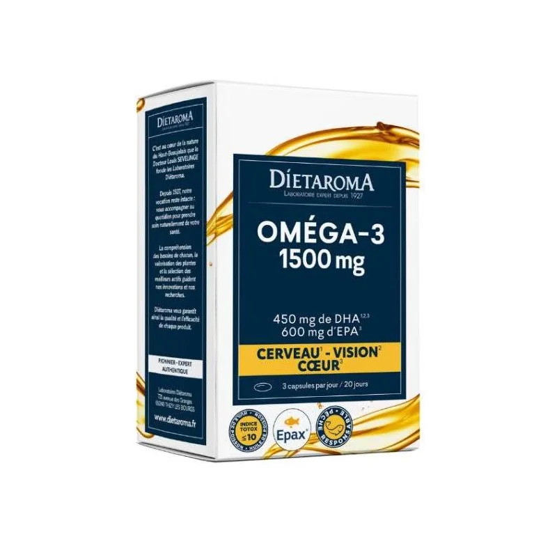DIETAROMA OMEGA 3 1500 MG 60 CAPSULES