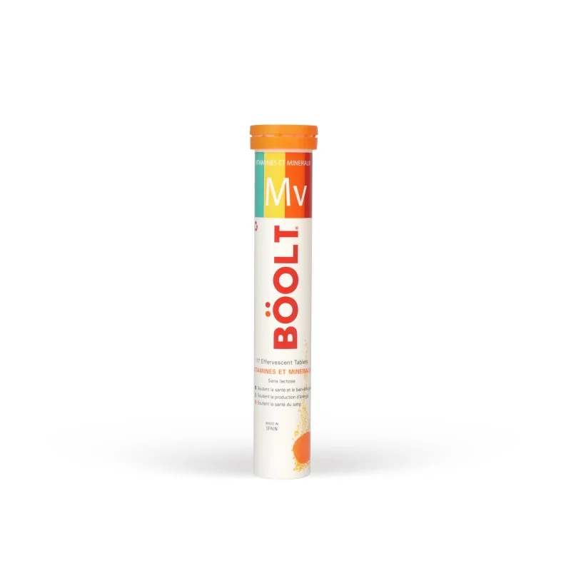 Boolt MV – Vitamines & Minéraux Effervescents