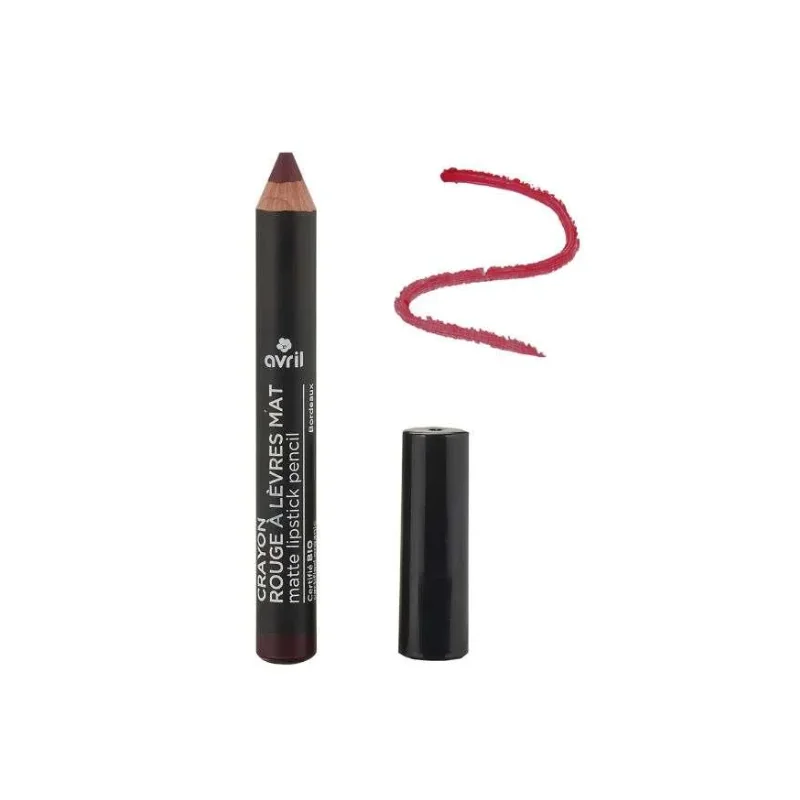 AVRIL CRAYON ROUGE A LEVRES MAT BORDEAUX