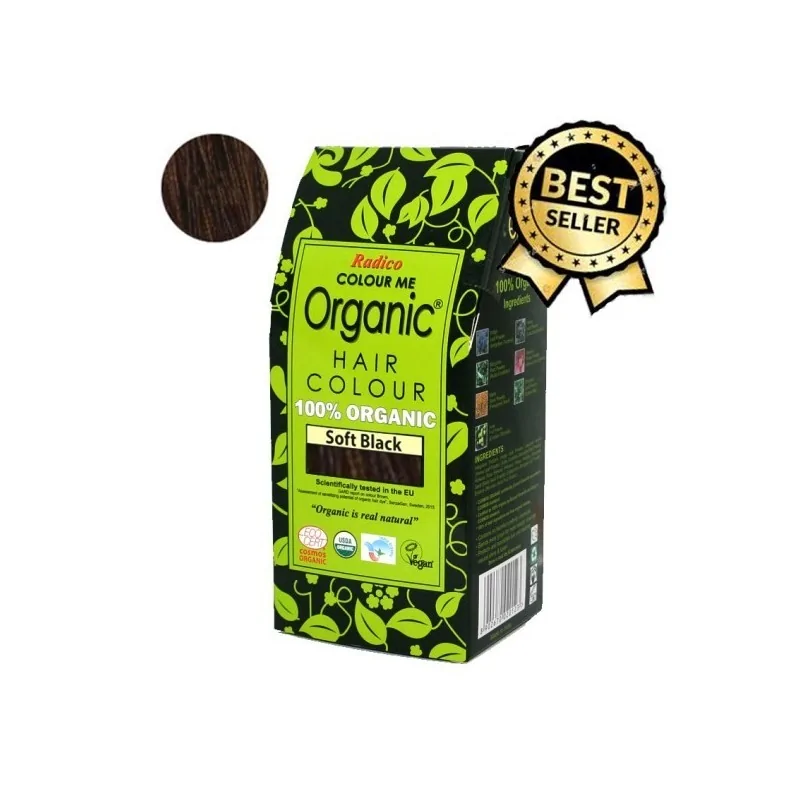 Radico organic hair colour soft black