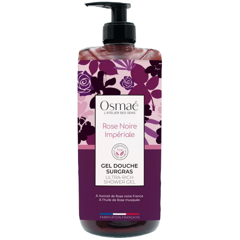 OSMAE Gel douche surgras rose noire Impériale 1L