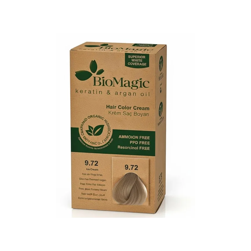 Biomagic Color Cream 9/72 Blond Tres Clair Cendre