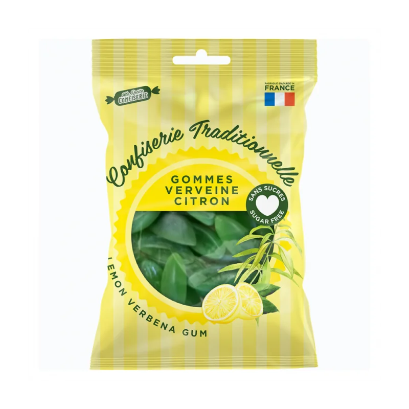 Ma petite confiserie Gommes Verveine Citron sans sucres 100 g