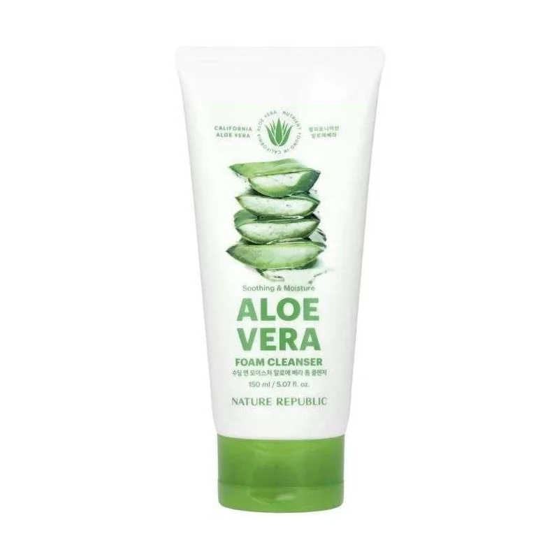 NATURE REPUBLIC ALOE VERA MOUSSE NETTOYANTE 150 ML