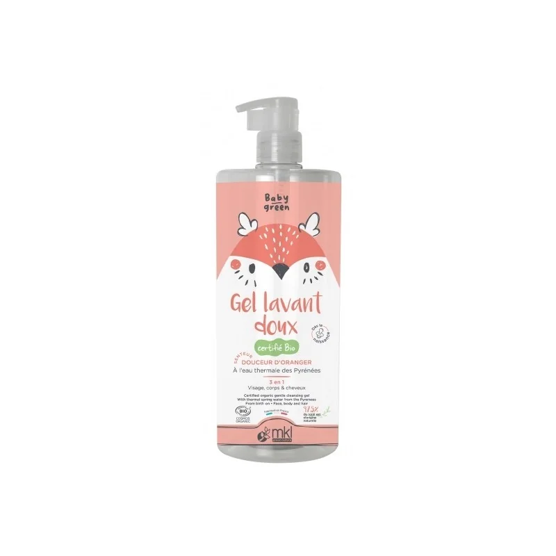 MKL Baby Green Gel Lavant Doux Bio 1L